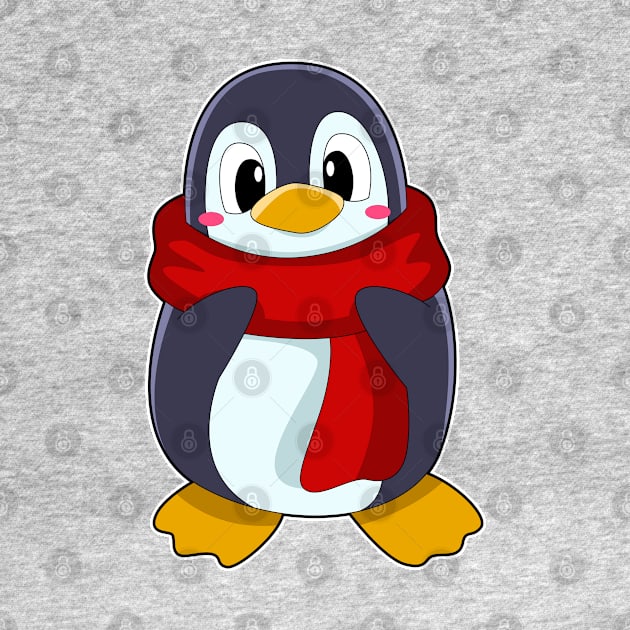 Penguin with Scarf by Markus Schnabel